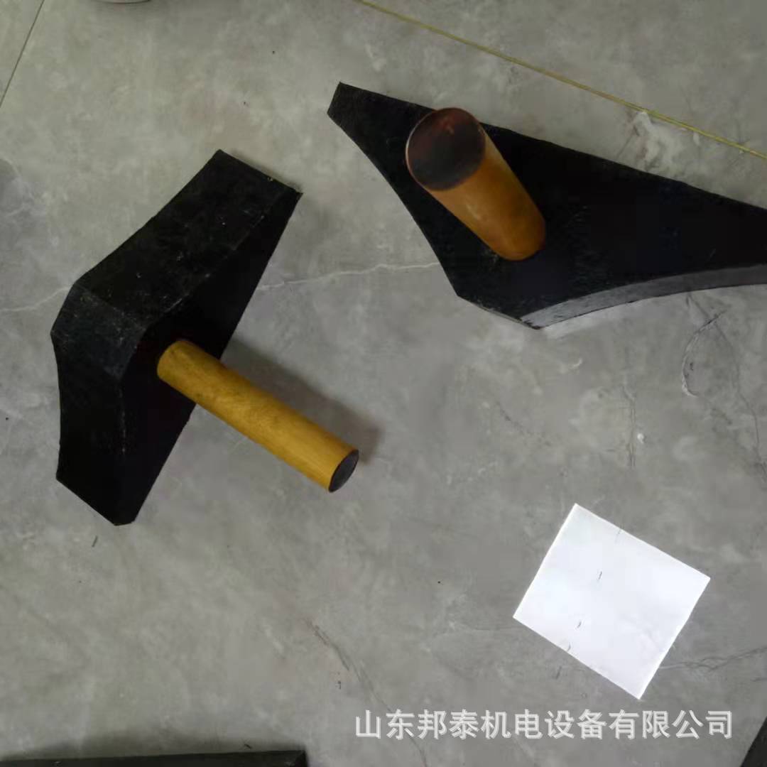 热销双面带车轮止退器便携式轨道木柄橡胶止轮器铁路工务防溜车器