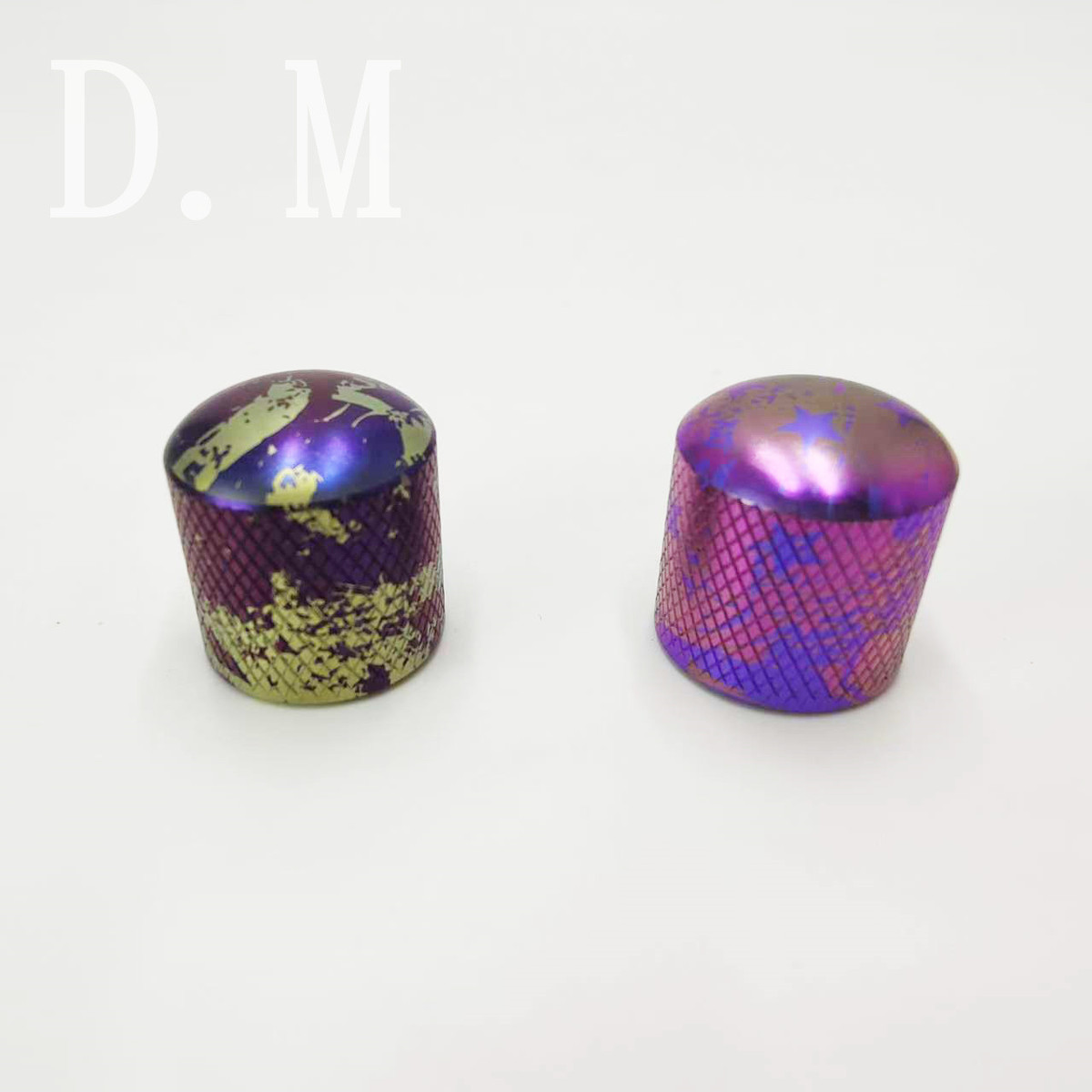 钛合金彩色电吉他音量音色旋钮帽电贝斯电位器帽内径6mm轴旋钮