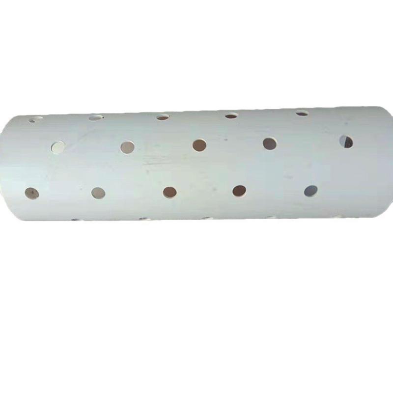 pvc硬式渗水开孔管园林打孔疏漏排水管绿化用透水孔式集水带花管