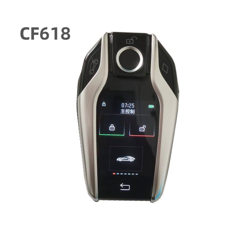 跨境CF618液晶钥匙Lcd Car Key适用改装宝马款触摸屏遥控汽车钥匙