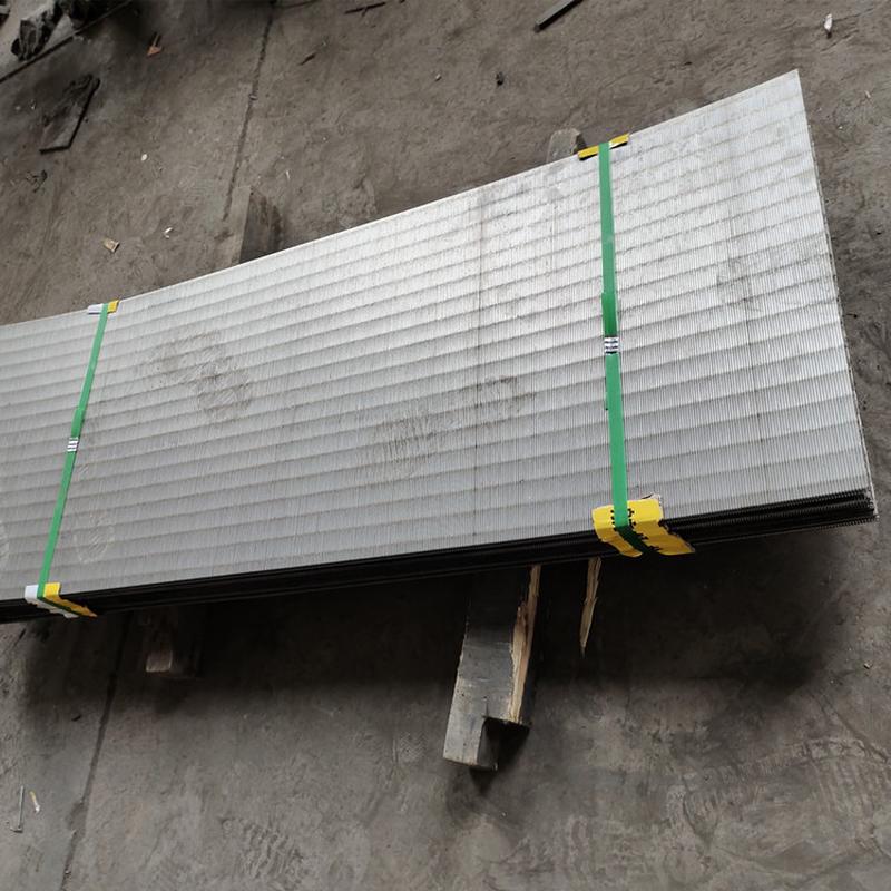 条缝筛片不锈钢楔形筛网筛网振动筛板焊接条缝直线磨头筛