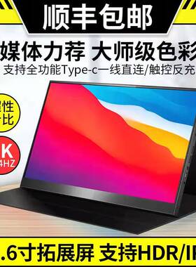 13.3寸2KIPS高清15.6寸便携式显示器外接显示器游戏机PS4显示屏幕