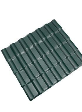 灰色采购工程树脂瓦加厚屋面车棚雨棚厂房专用asa合成树脂瓦厂家