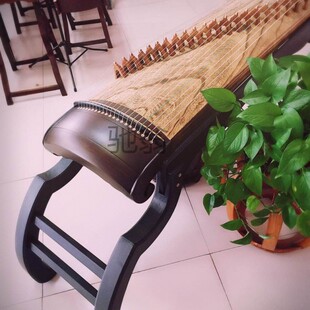 热销f1t博音敦煌古筝琴架腿仿古复古高档实木家用不挡腿雕花古典