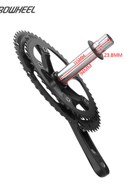 热销PROWHEEL浩盟721折叠车曲柄10速自行车牙盘中空一体牙盘4656T