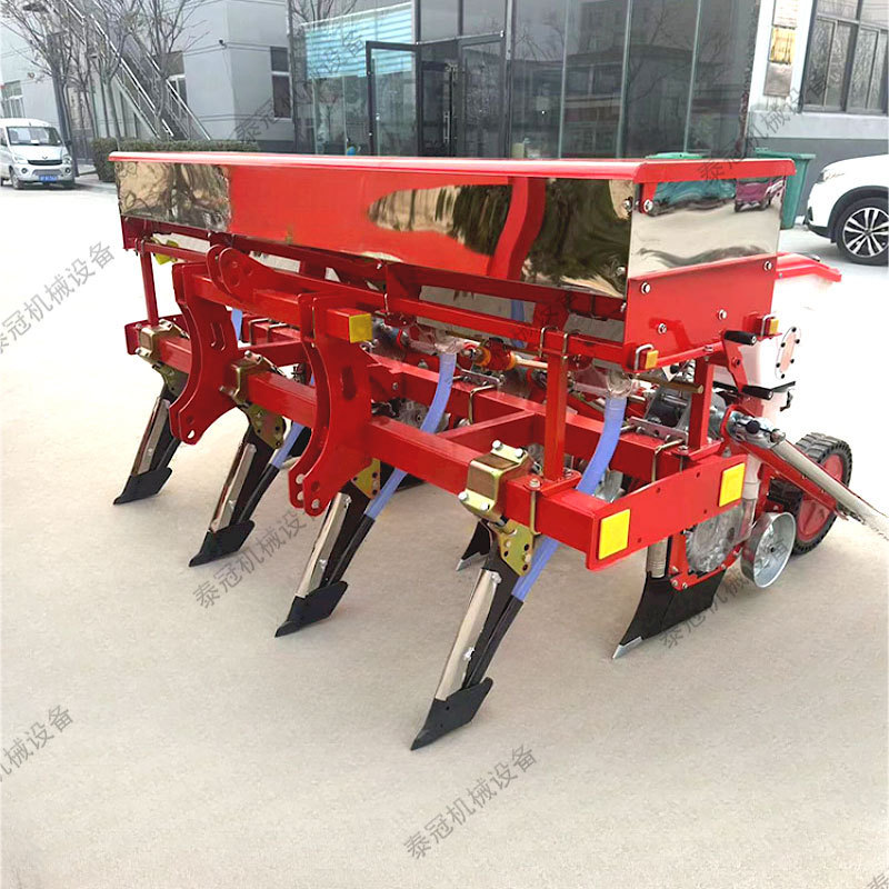 热销免耕悬浮式玉米大豆种植施肥种机播一体拖拉机带高粱油葵播种