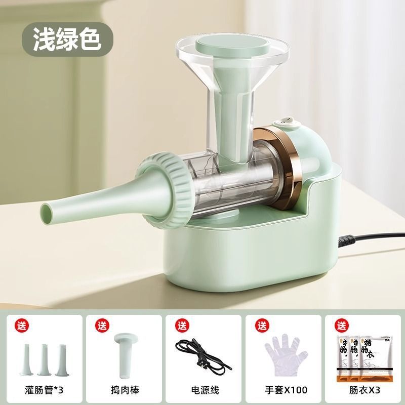 灌肠电动家用全自动香肠灌肠机食品级香肠腊肠商用做肉肠工具