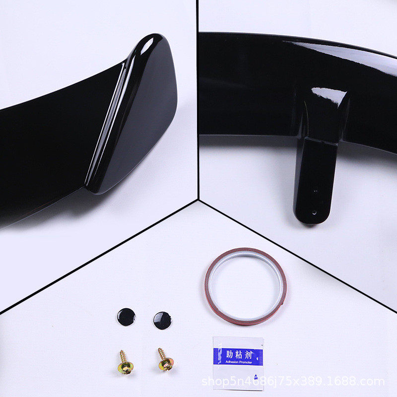 热销新款汽车尾翼两厢SUV运动款碳纤纹免打孔尾翼顶翼后扰流通用,摩托车/装备/配件,盖帽配饰,淘宝优惠券,粉丝福利购,淘宝优惠卷