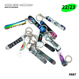 FRRT Mini Board Nitro22/23男女单板滑雪钥匙扣个性汽车背包挂件