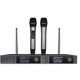 8777无线话筒一拖二麦克风UHF专业麦克风会议麦克风ktv麦克风