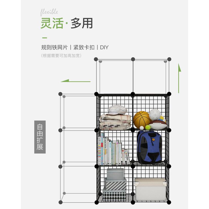 热销简易置物架储物小书柜儿童客厅简约落地书架收纳架子铁艺收纳