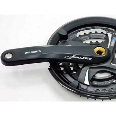 热销牙盘玛马诺牙盘tx801禧678速通用21/24速方孔齿盘曲