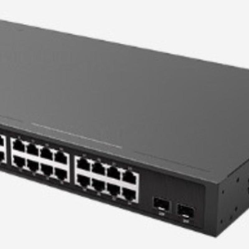 锐捷（Ruijie）RG-ES126GS24口千兆非网管企业级安防监控交换机