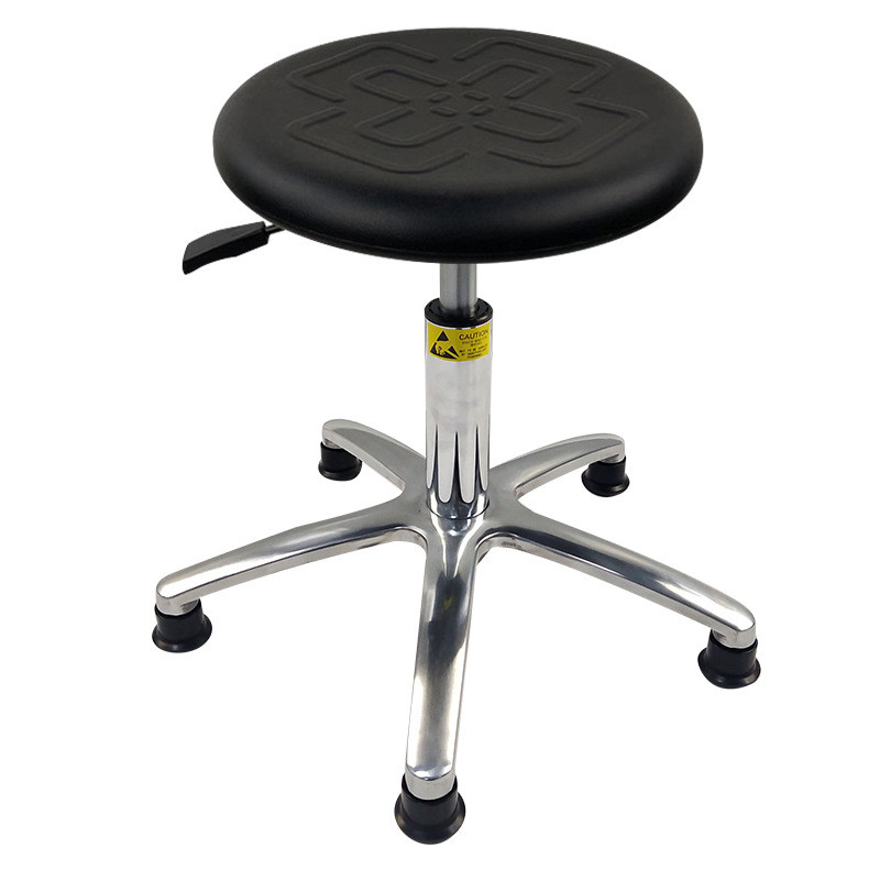 防静电升降中国结pu发泡圆凳旋转车间实验室办公室无尘流水线凳子