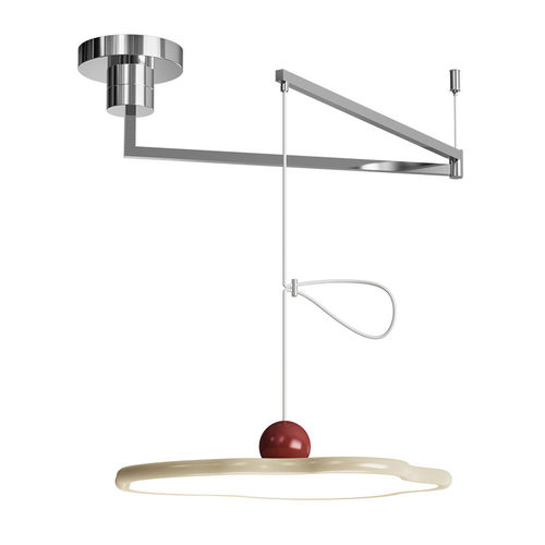 热销餐厅吊灯蜡烛北欧奶油风飞碟吧台现代简约全光谱护眼法式主灯