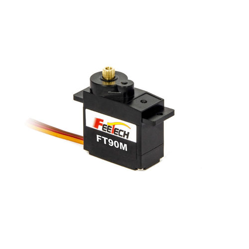飞特FT90M黑色9g小型6V金属齿2kg带反馈微型机器人数码航模舵机