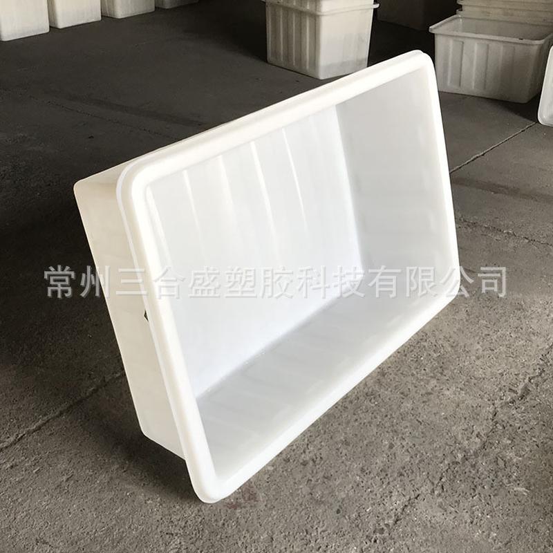 泥鳅蚂蝗养殖基地盆食品级水产塑料方盆pe浅水盆市场卖鱼专用装虾