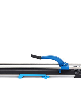 实心蓝色手动瓷砖墙砖切割机全铝底板全钢现货导轨手推式推刀批发