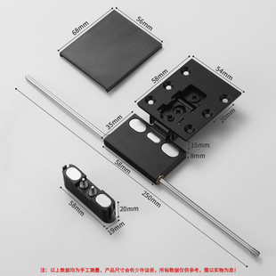 门针式铰链270度柜门阻尼重型玻璃门铰隐形门合页门铝框合叶缓冲