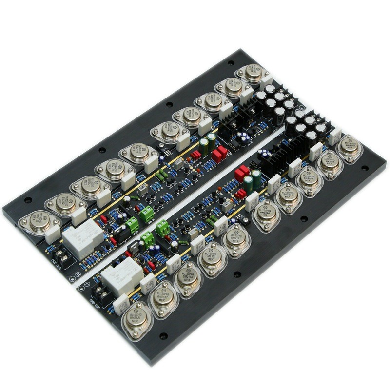 热销yj-e505金封5对管纯后级功放板对甲类大功率hifi发烧级（1可
