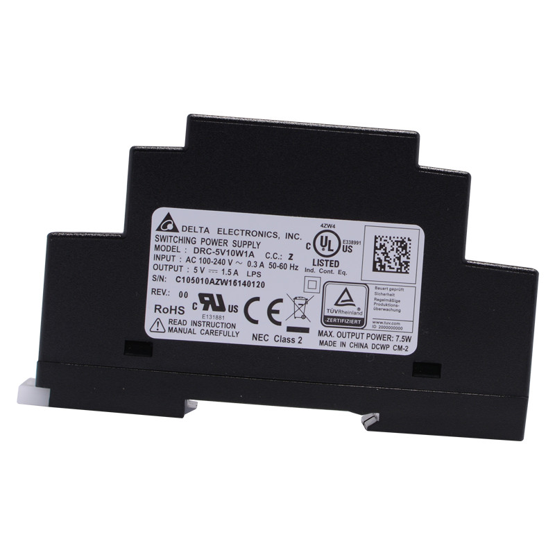 台达导轨电源DRC-24V30W1AZ 24V30W DRC系列 class2认证