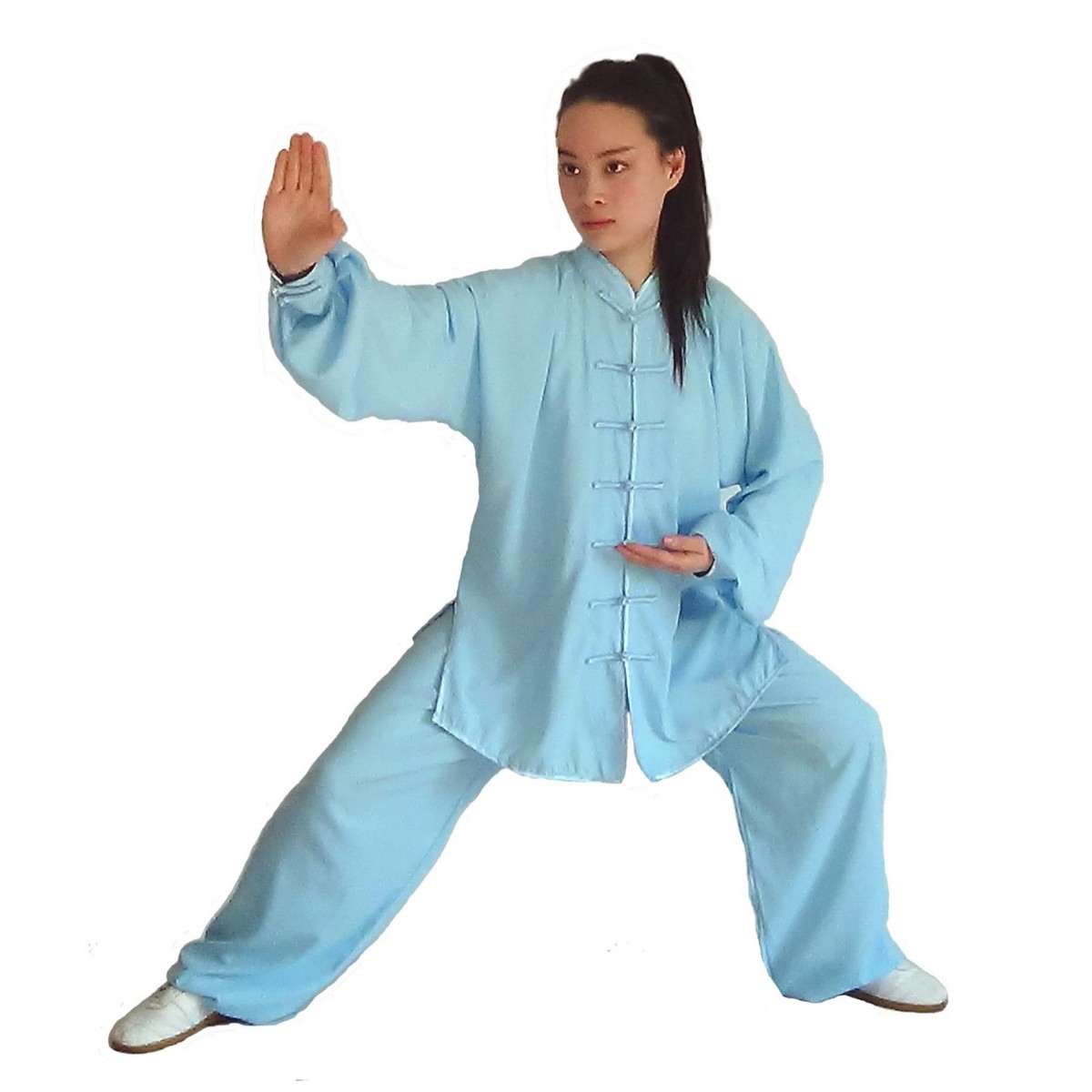泽派体育 春秋款棉加丝太极服男女款武术表演练功服太极拳比赛服