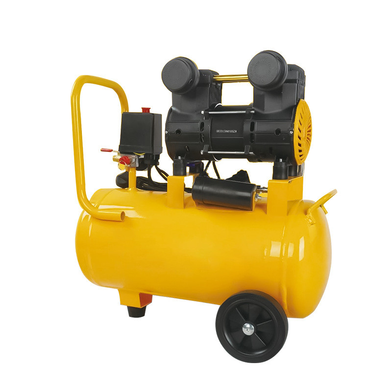热销空压机220v大功率木工油静音可移动无气泵高压打气泵空气压缩