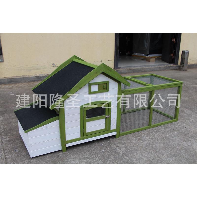 热销木制鸡笼鸡窝鸡舍鸡鸭鸽笼猫屋景区兔笼屋舍批发木质宠物笼农