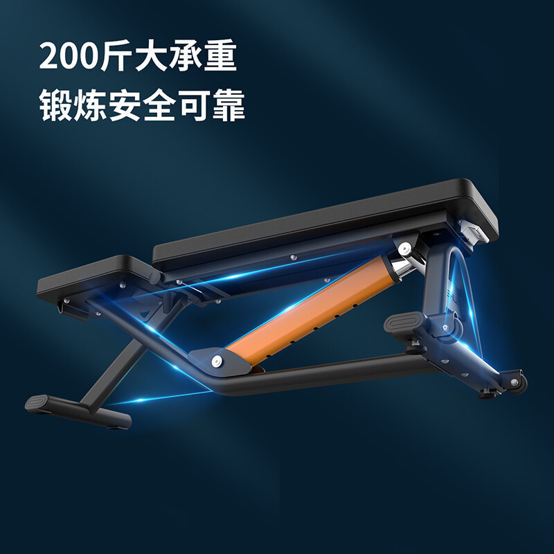 舒华（SHUA）哑铃凳多功能仰卧板运动健身器材腹肌神器仰卧起坐板
