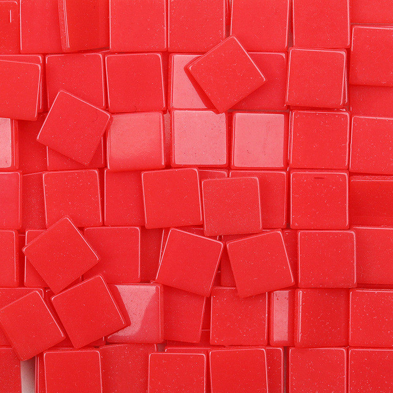 1厘米彩色树脂马赛克亚克力拼贴学生手工diy美术手工创意材料贴片