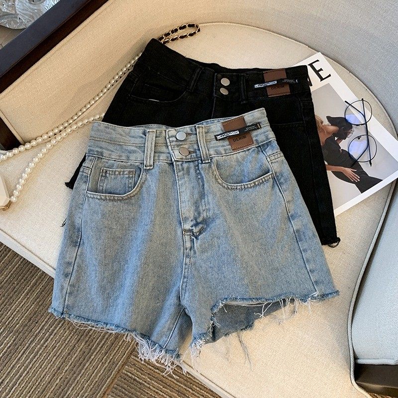 大码毛边夏季薄款牛仔女胖mm直筒显瘦梨型身材阔腿热,女装/女士精品,大码裤装,淘宝优惠券,粉丝福利购,淘宝优惠卷