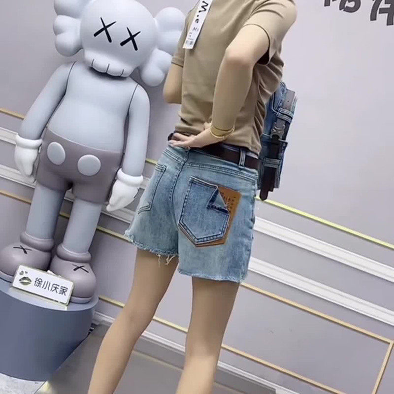 大码夏季薄款破洞牛仔显瘦胖mm梨形身材遮胯直筒,女装/女士精品,大码裤装,淘宝优惠券,粉丝福利购,淘宝优惠卷