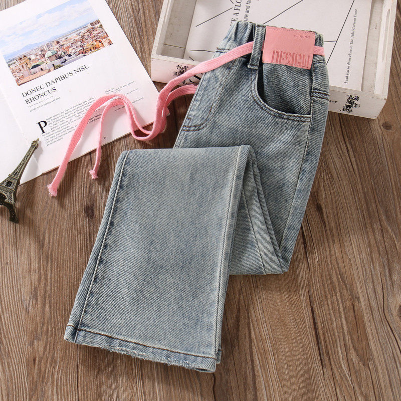 微喇春秋款韩版薄款高弹力浅色儿童洋气,童装/婴儿装/亲子装,裤子,淘宝优惠券,粉丝福利购,淘宝优惠卷