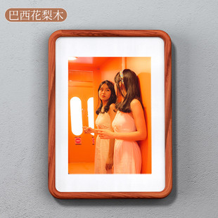 40n洗照片相框3小情侣拍立得实木照片框5寸相片框宠物迷你4寸寸摆