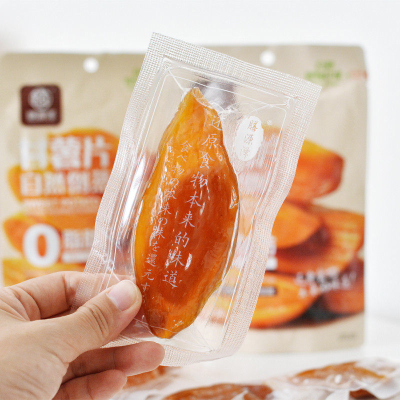 速发膳源泽自然倒薯片甘蒸红薯干零食地瓜干休闲零食软糯甘甜山东