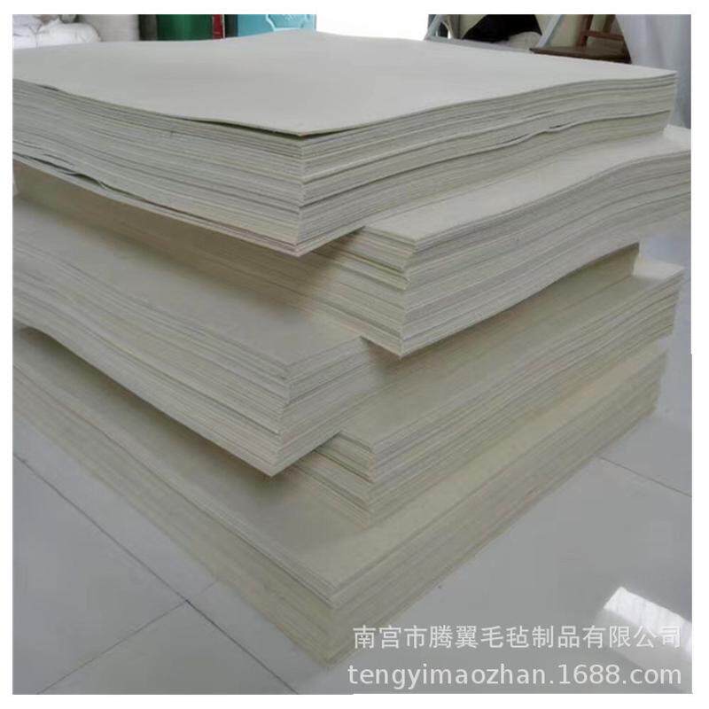 工业羊毛毡高密度耐高温密封吸油毡针刺毡化纤羊毛毡防尘隔音毛毡