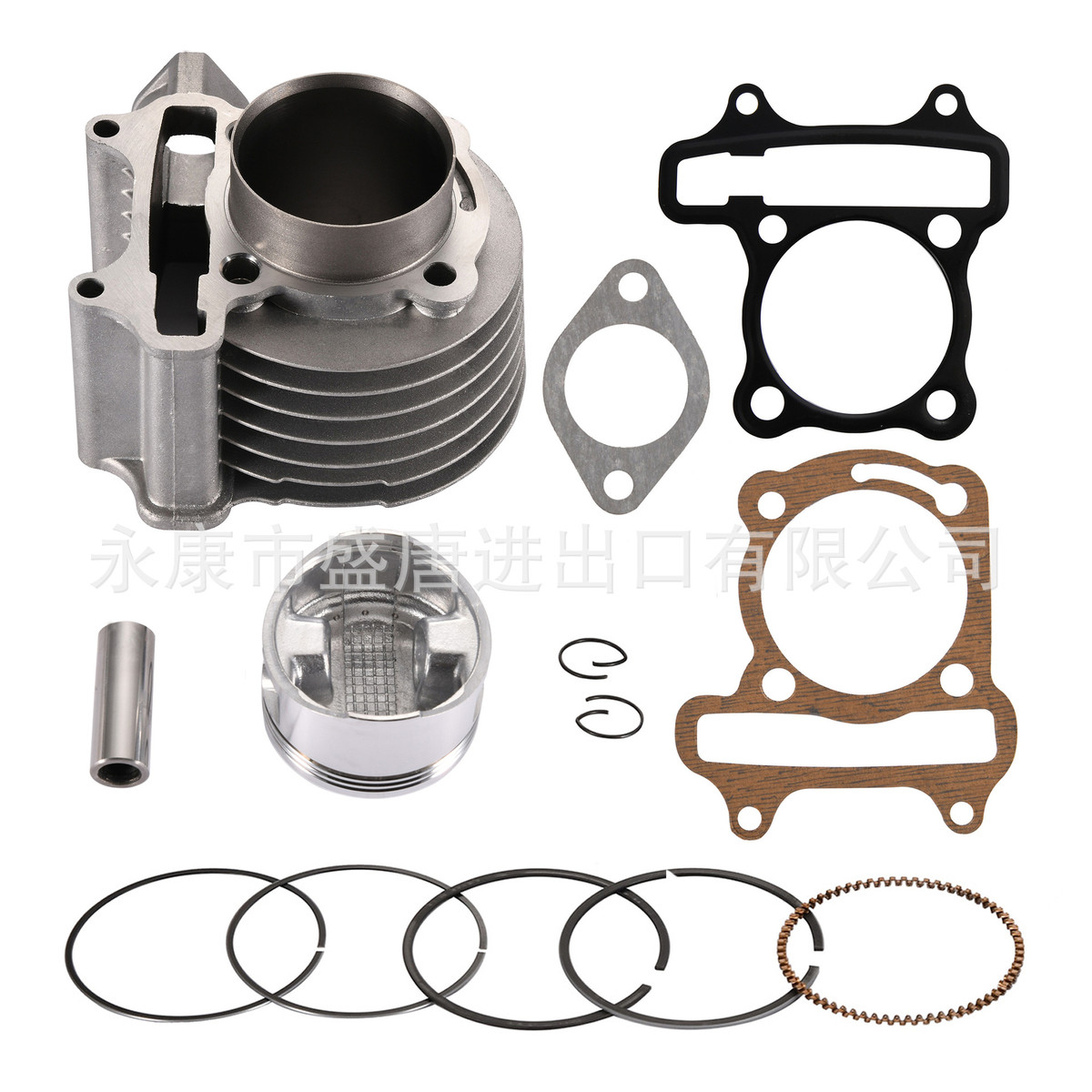 GOOFIT 57.4mm氣缸蓋157QMJ 152QMI 發(fā)動(dòng)機(jī)墊片零件帶墊片