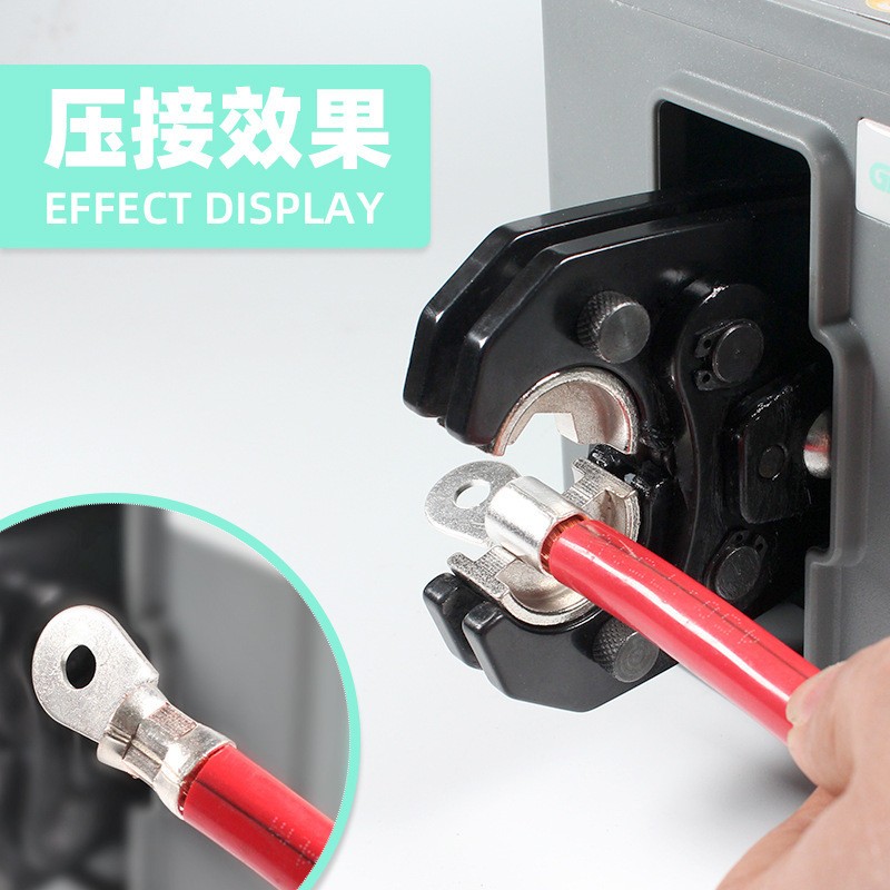 热销冷-50a管型预绝缘端子气动压接钳gnq压线钳多钳口治具压接压