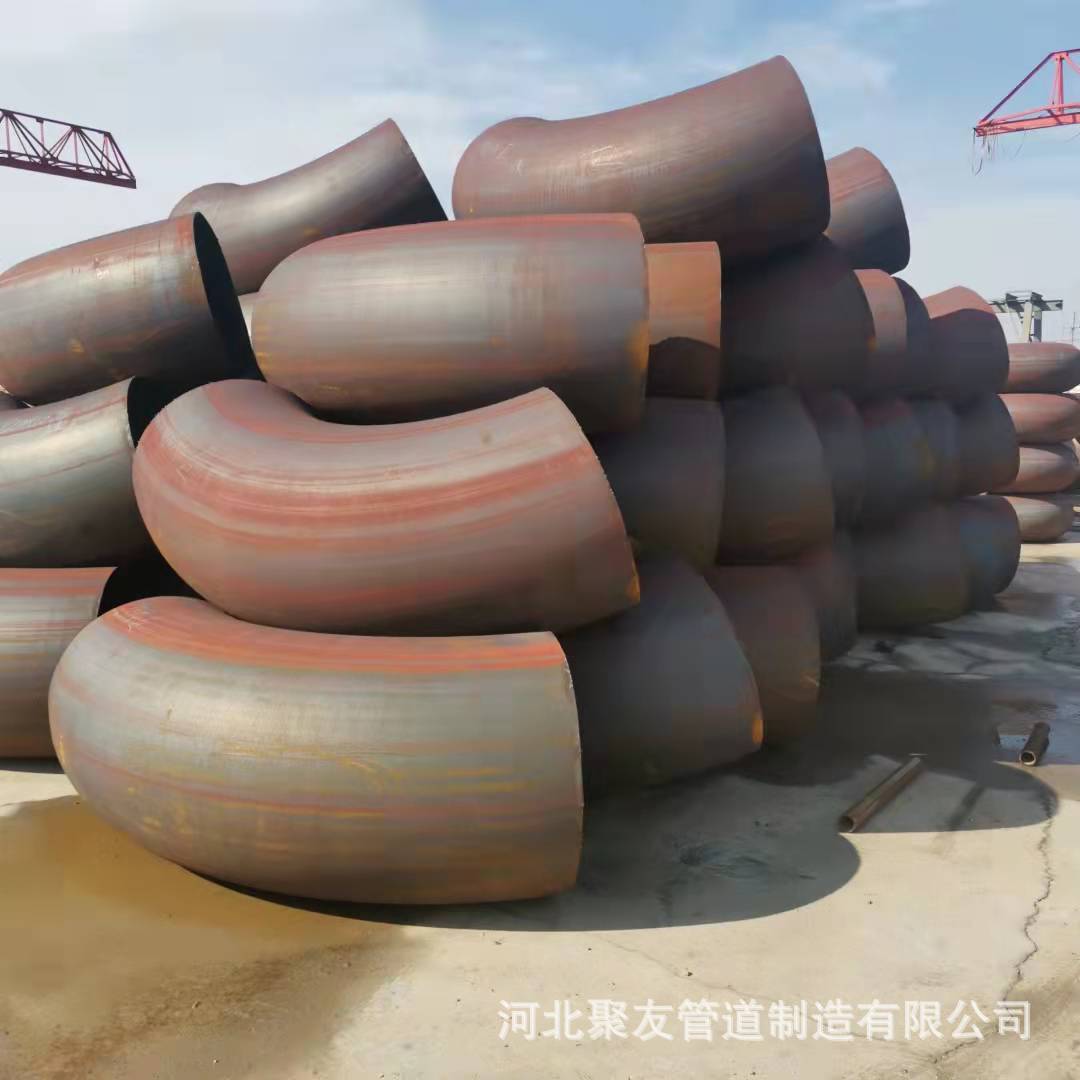 碳钢大口径弯头20#钢制焊接冲压对焊虾米腰45无缝不锈钢30490度
