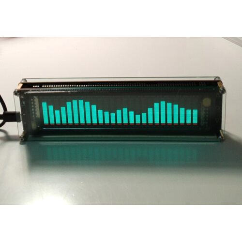 热销ak2515vfd线控音乐频谱指示灯电子数字时钟声控声控都可