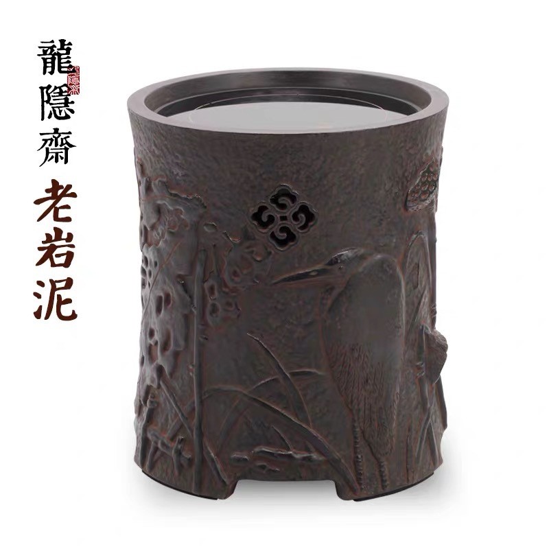 龙隐斋老岩泥电陶炉家用静音电茶炉铁壶银壶不挑壶煮茶炉批发