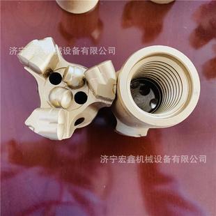 三翼金刚石钻头矿用勘探用PDC复合片钻头打水井用岩石钻头