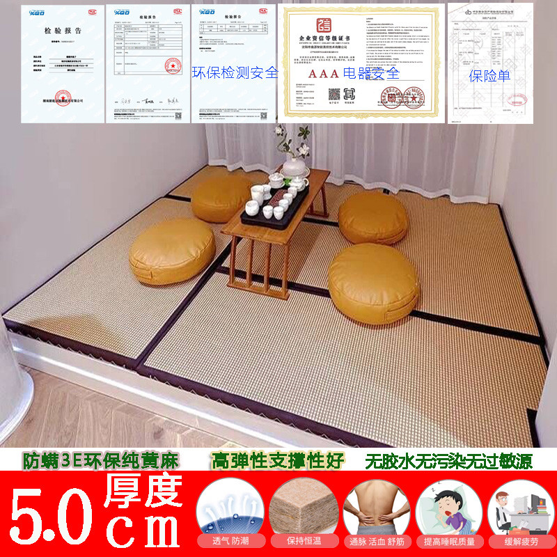 w1tr日式椰棕榻榻米垫子电定做塌塌米电加热热炕垫踏踏米地垫床