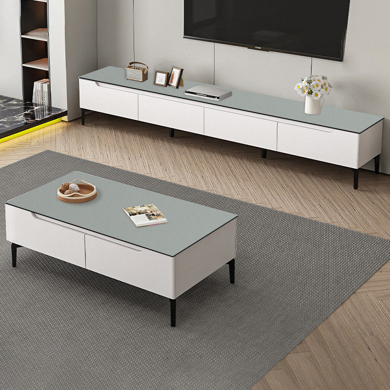 客厅茶几电视柜组合桌布长方形防水防油免洗防尘盖布纯色皮革桌垫