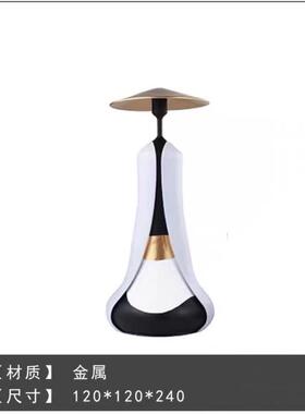 样板抽象金属人物摆件酒店现代简约房间客厅桌面艺术摆件轻奢软装