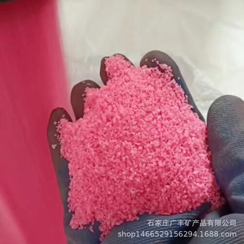 热销供应染色彩砂烧结彩砂儿童沙画细沙颗粒均匀颜色靓丽