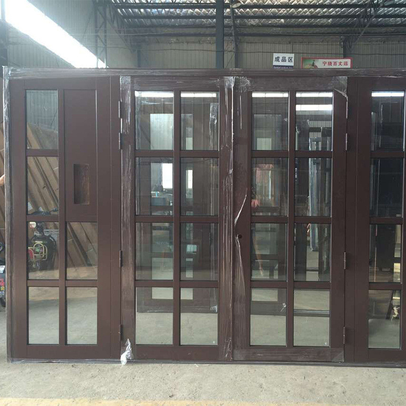 热销批发双开门单元门楼宇门可视玻璃拼接入户门小区推拉门防盗楼