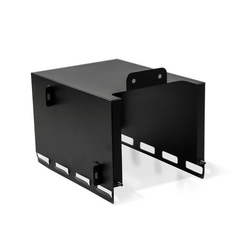 机箱机柜外壳钣金件不锈钢切割电气外壳电源1u黑色五金冲压件