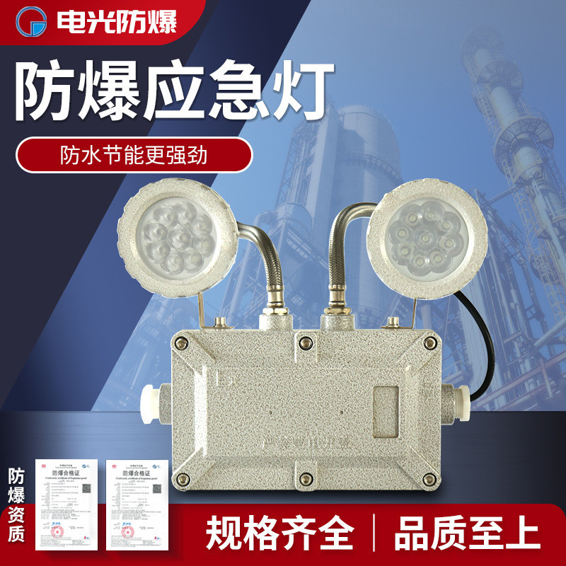 双头应急楼梯通道安全出口疏散海洋王照明指示牌华荣款防爆应急灯