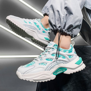 大码休闲45网面46夏季透气薄款男鞋2025新款38码47老爹鞋男款网鞋